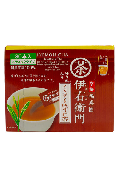 UJI no TSUYU IEMON Instant Houjicha Stick 24g (30pc x 0.8g)