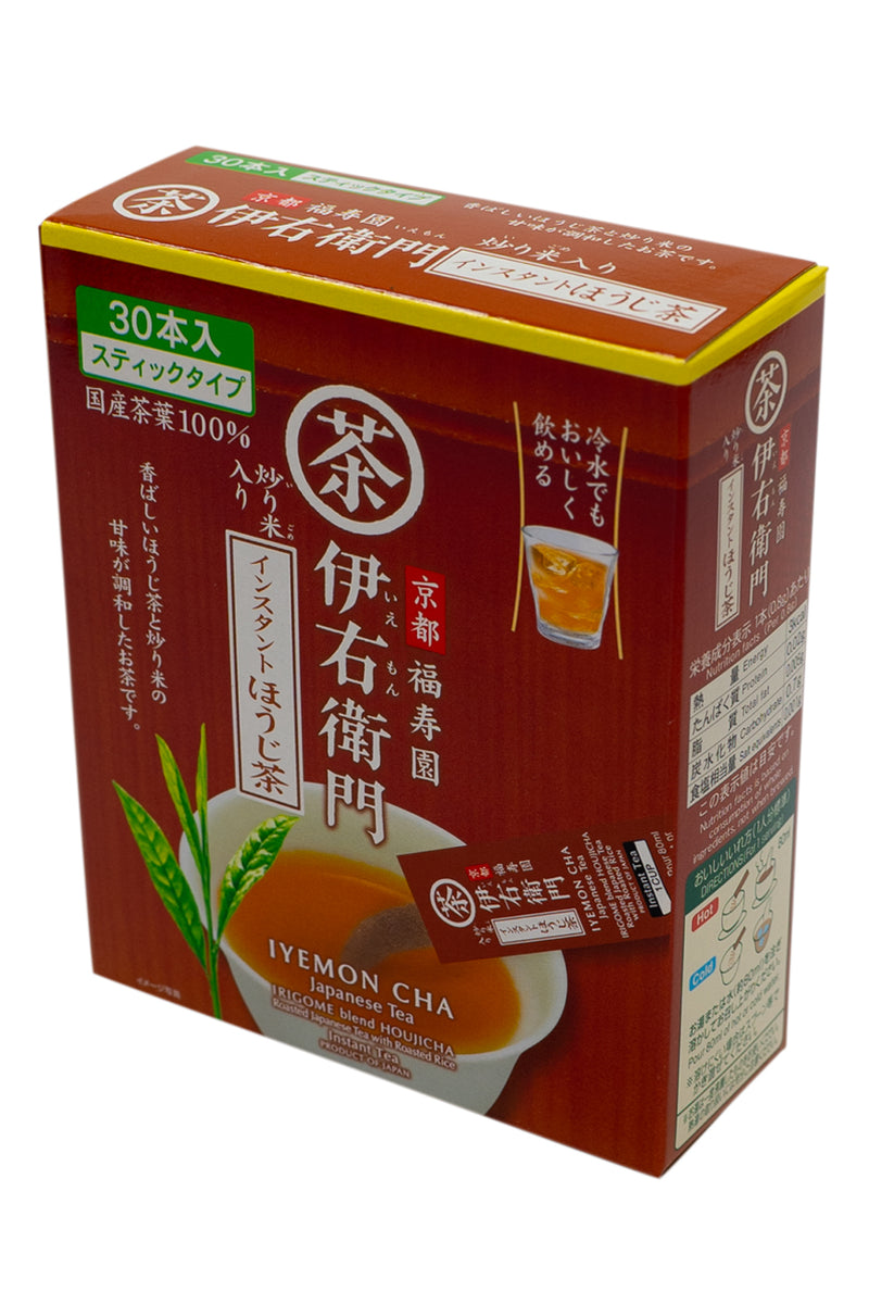 UJI no TSUYU IEMON Instant Houjicha Stick 24g (30pc x 0.8g)