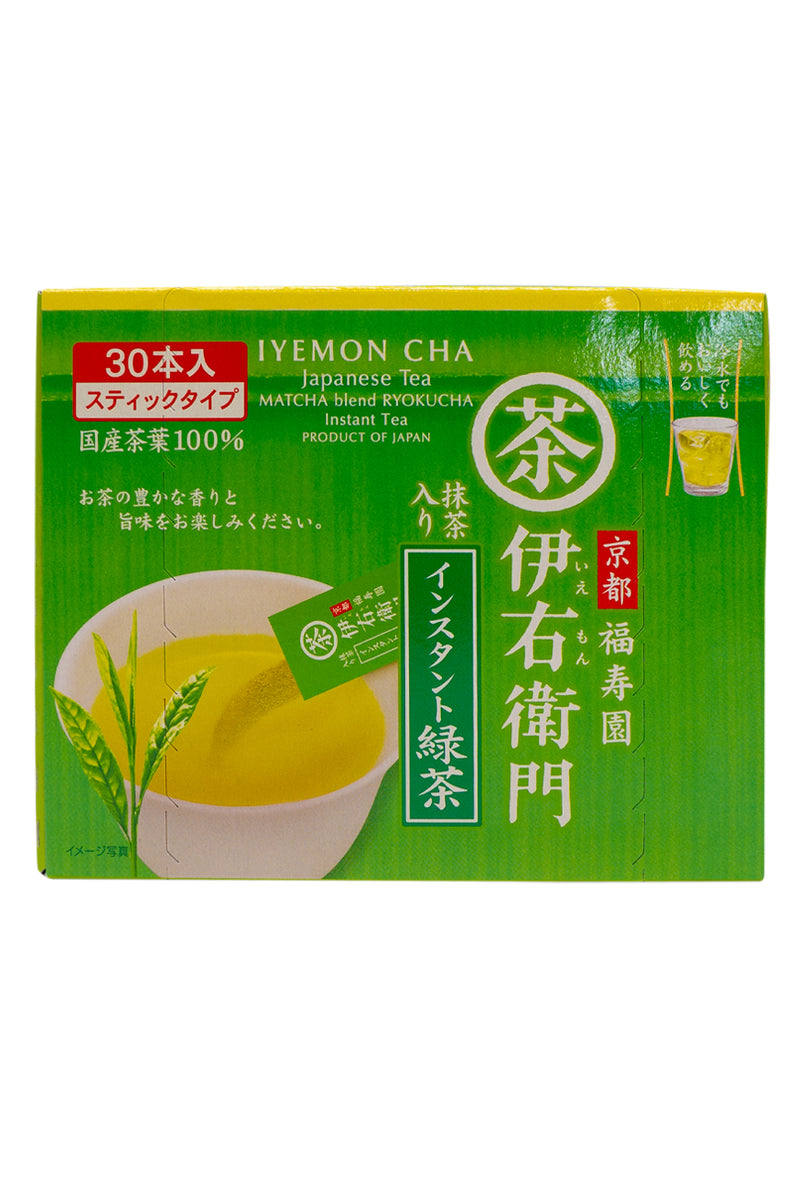 UJI no TSUYU IEMON Instant Ryokucha Stick 24g (30pc x 0.8g)