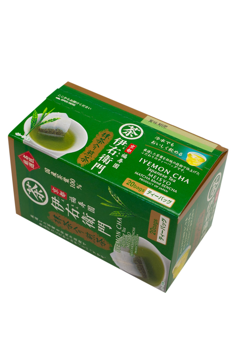 UJI no TSUYU IEMON Sencha with Meisho Gensen Matcha 40g (20p x 2g)