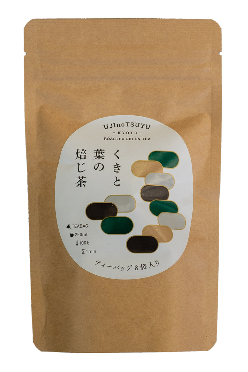 UJI no TSUYU Kuki to Ha no Houjicha Tea Bag (3g x 8p)