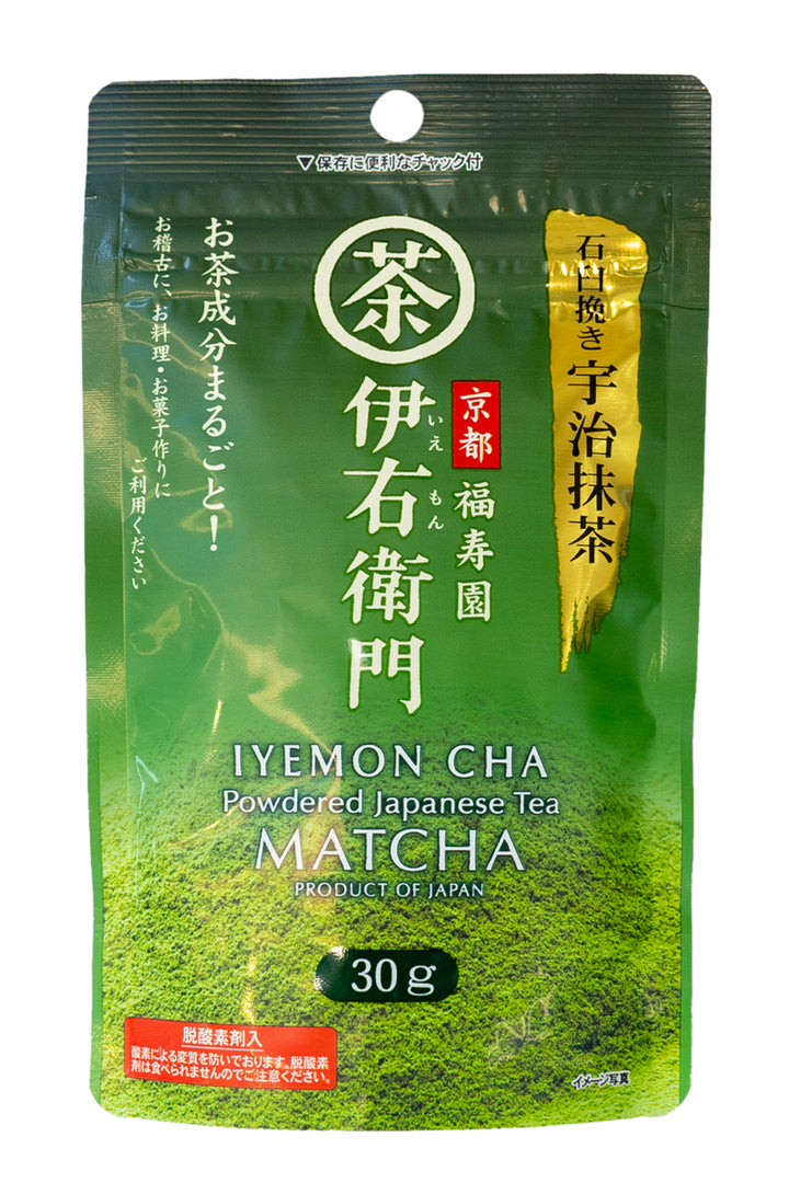 UJI no TSUYU IEMON Ishiusu Biki Matcha 30g-Ichiba JunctionーIchiba