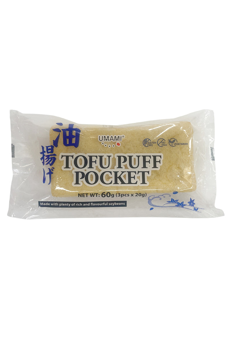 Umami Tofu Puff Pocket Aburaage 3pcs x 20g