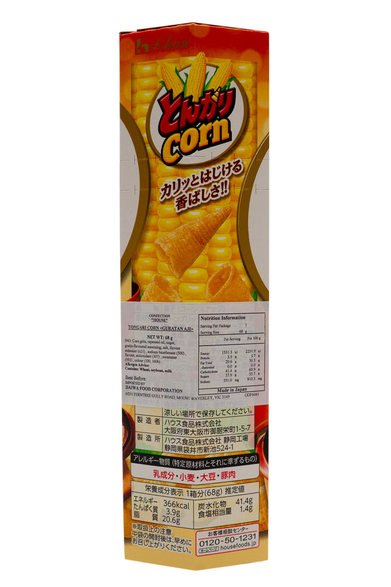 HOUSE Tongari CORN Gratin Flavour 68g