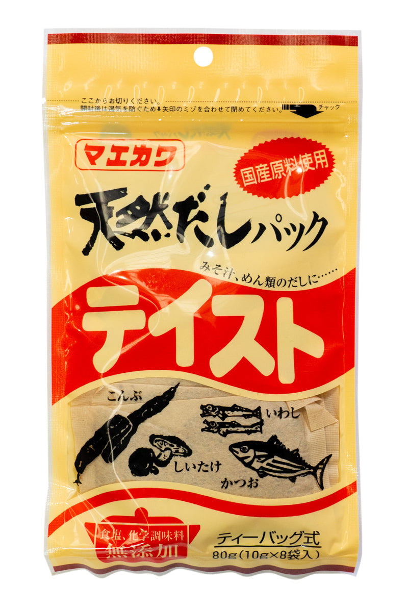 Maekawa Tennen Natural Dashi Pack Taste 80g (10gX8pc)