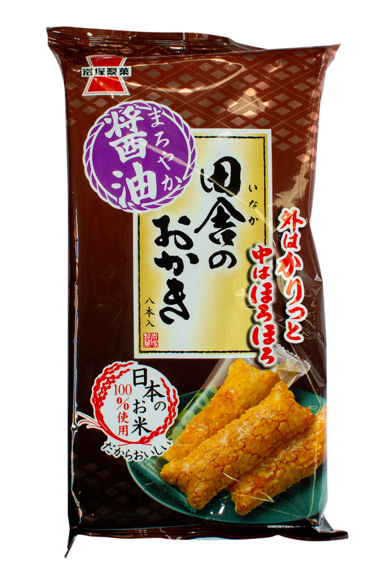 Iwatsuka Rice Cracker INAKANO Okaki  108g (Soy Sauce)