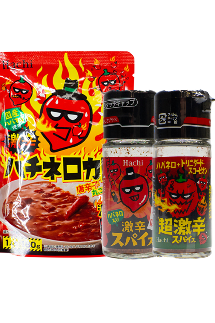 Hachi Gekikara Extra HOT Hachinero Curry 180g-Ichiba Junction Hachi Gekikara Extra HOT Hachinero Curry 180g-Ichiba Junction