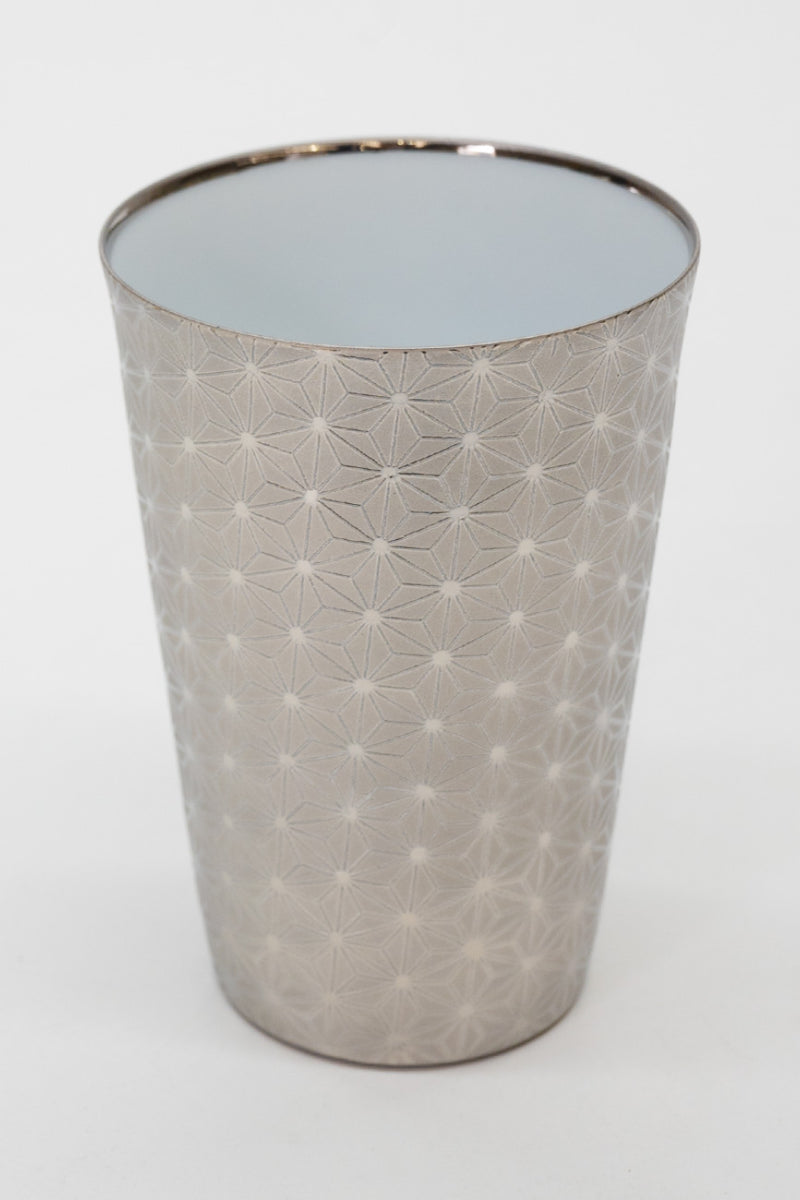 Kirari Usuhari Tumbler (Silver) with Wooden Gift Box