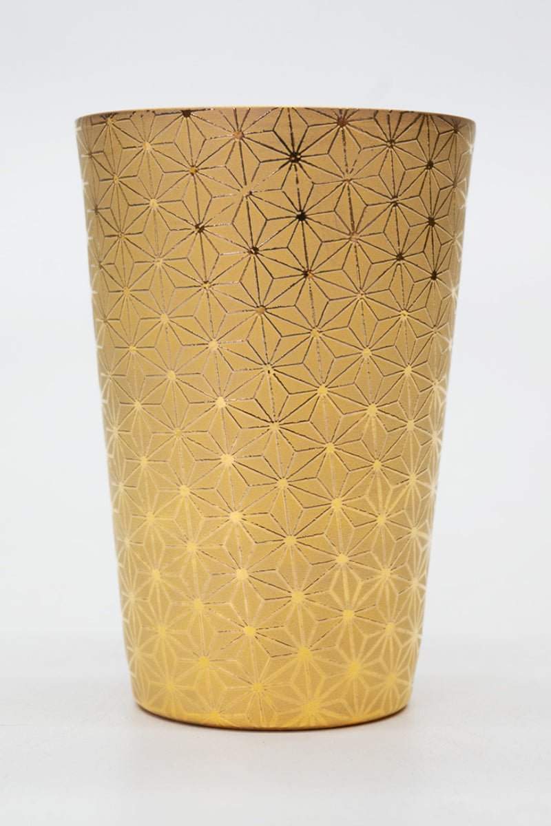 Kirari Usuhari Tumbler (Gold) with Wooden Gift Box