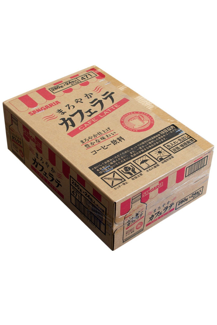 その他 Sank-Latte 280ml x 24cans Maroyaka Cafe Latte- Ichiba Junction