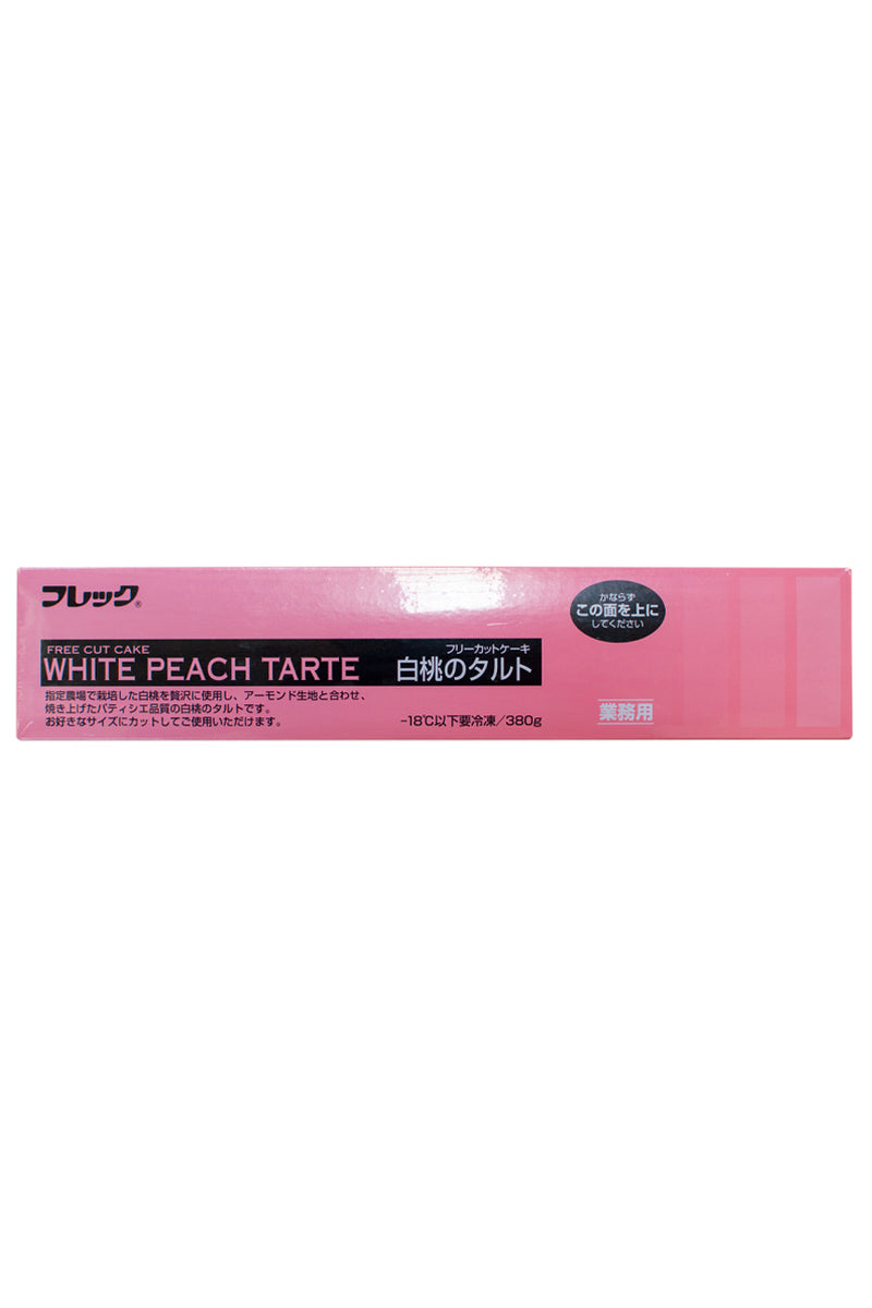 Ajinomoto FreeCutCake White Peach Tart 380g  | PU ONLY