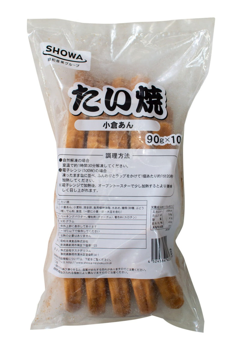 Frozen Taiyaki (Bean Buns) 90g x 10pcs | PU ONLY