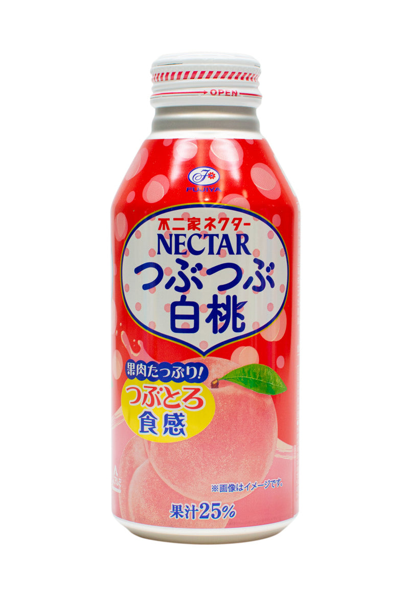 Fujiya Nectar TsubuTsubu WhitePeach 380ml