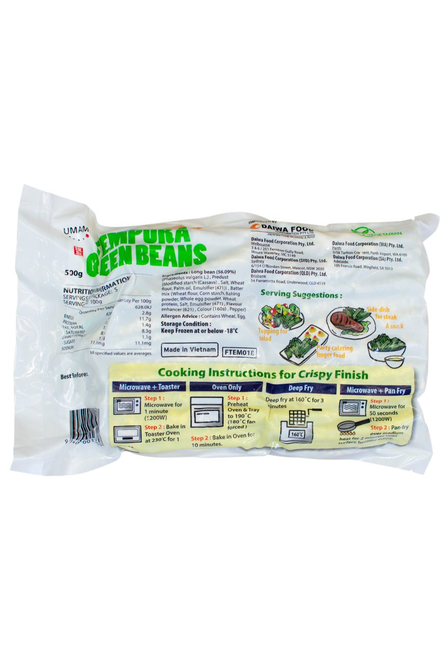 Green Beans Tempura 500g - Ichiba Junction – ichibajunction