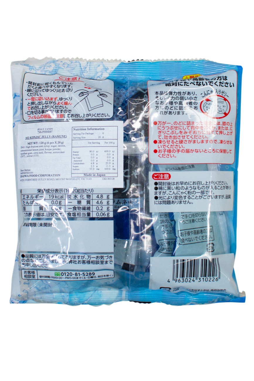 IA Foods Konnyaku Jelly Ramune 20gx6p - Ichiba Junction