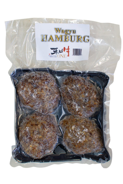 Ichiba Fully Cooked Wagyu Beef Hamburg 4pcs | PU ONLY