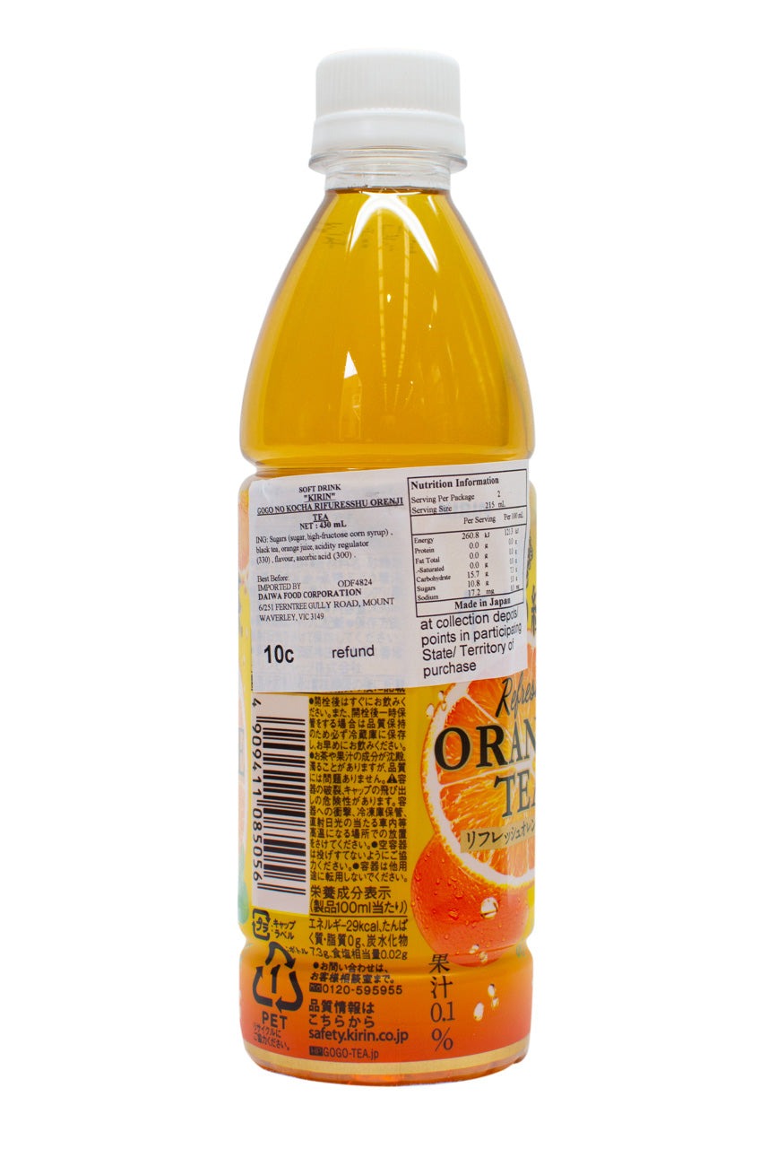 KIRIN Gogo no KOCHA Refresh Orange Tea 430ml- Ichiba Junction