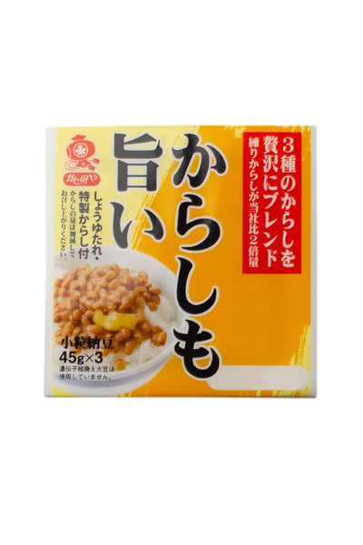 Kajinoya Karashi (Mustard) Natto 45g x 3p | PU ONLY