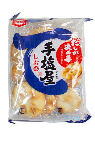 Kameda Teshioya Shio Senbei (Rice Crackers salt flavour) 9p
