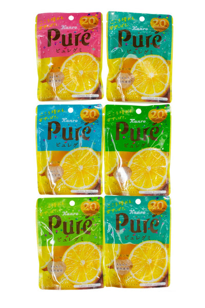 Kanro PURE GUMMI LEMON 56g