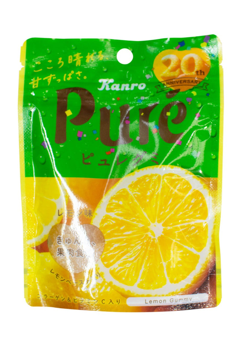 Kanro PURE GUMMI LEMON 56g