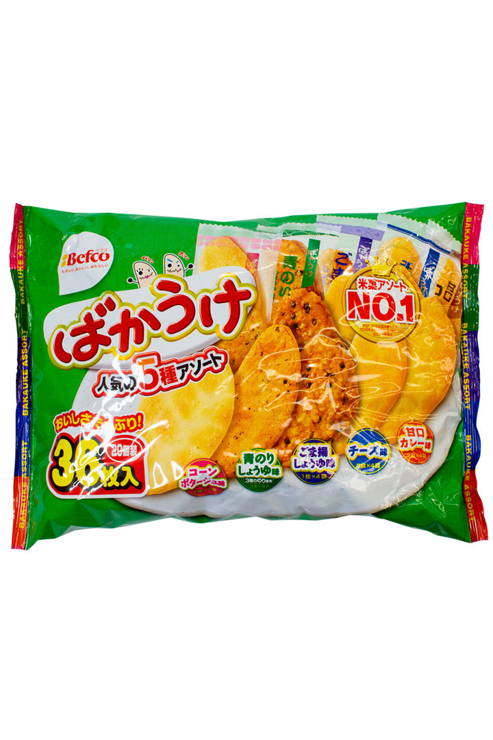 Kuriyama Befco RiceCracker Bakauke Assort 162g – ichibajunction