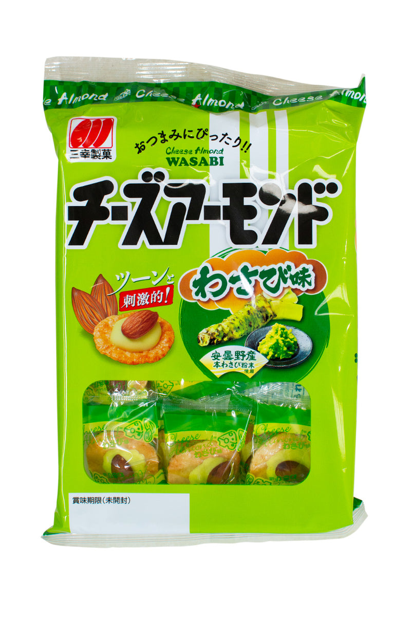 Sanko Rice Cracker Cheese Armond Wasabi 44.3g
