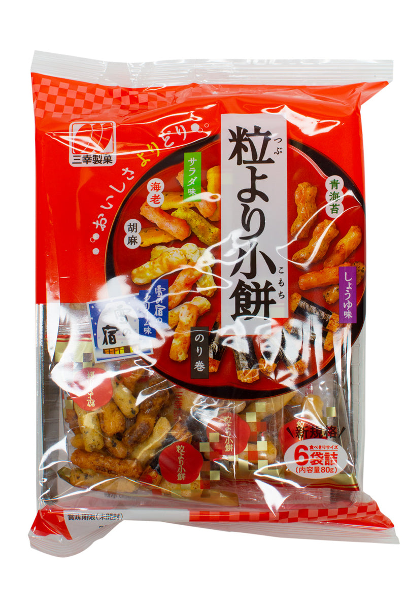 Sanko RiceCracker Tsubu Yori Komochi 80g