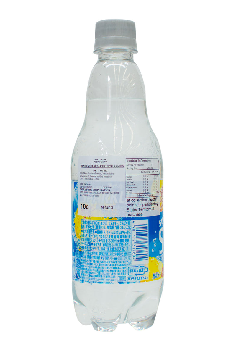 Suntory Natural Sparkling Lemon Water 500ml