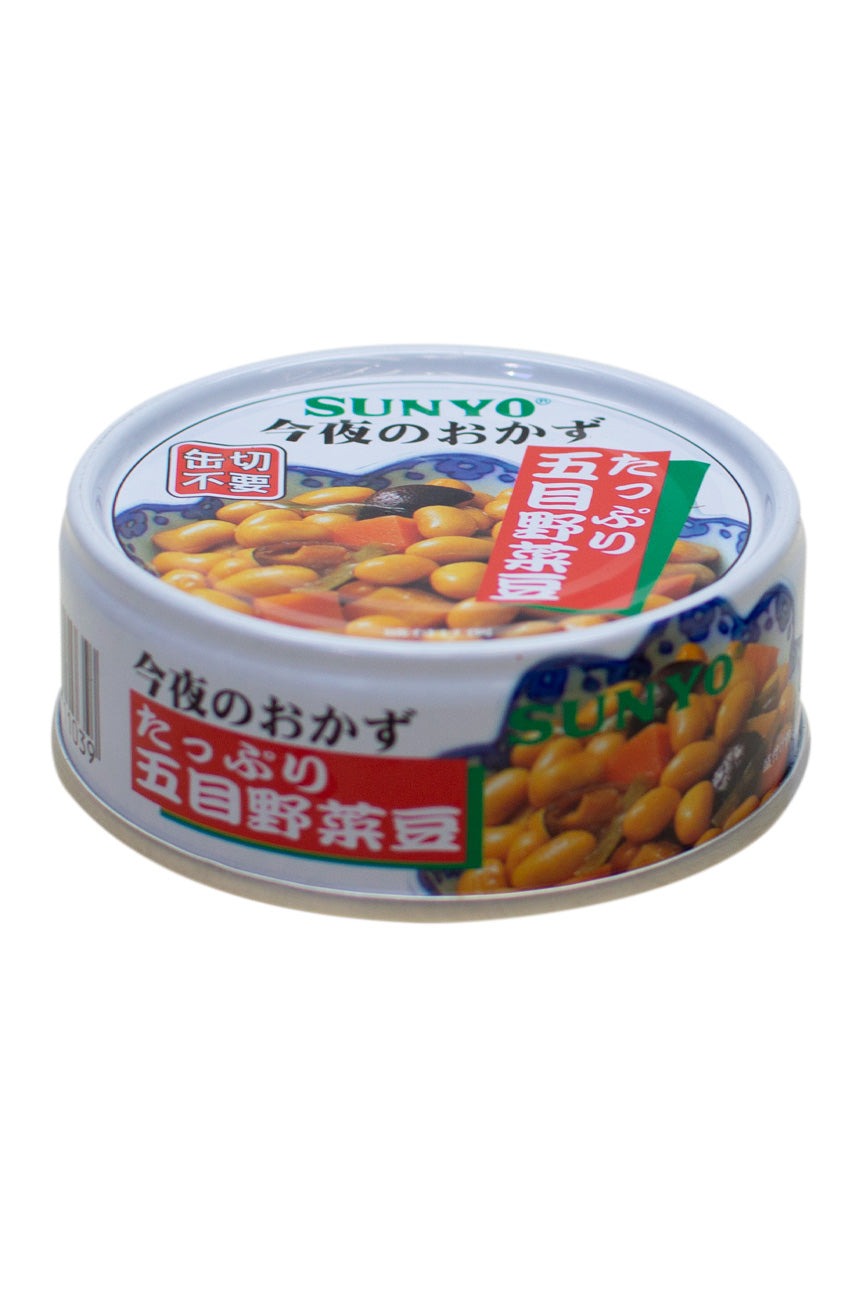 Sunyo Sunyo Gomoku Yasai Mame(Mixed Seasoned Vegetables & Soy Beans) Can 70g ...