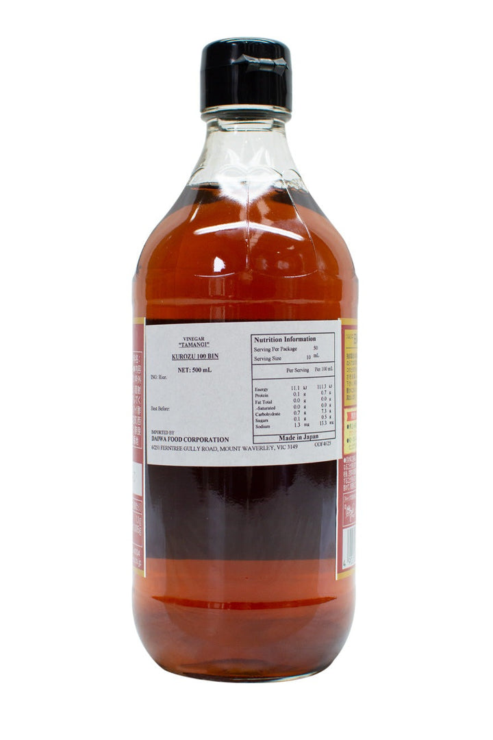 Tamanoi Black Vinegar 100 500ml - Ichiba Junction – ichibajunction