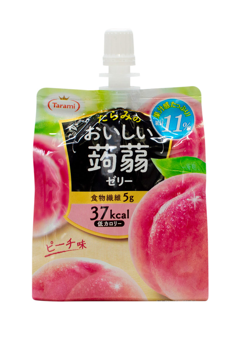 Tarami Oishii Konnyaku Jelly Peach 150g