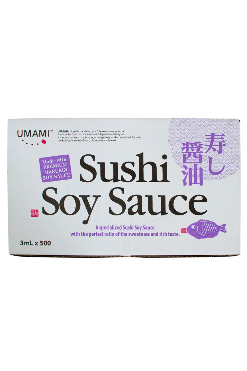 UMAMI Sushi Soy Sauce Fish Shape 3ml x 500pcs - Ichiba Junction ...