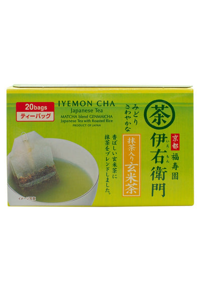 Ujinotsuyu Iemon Genmaicha with Matcha Tea Bag (2gx20pc)