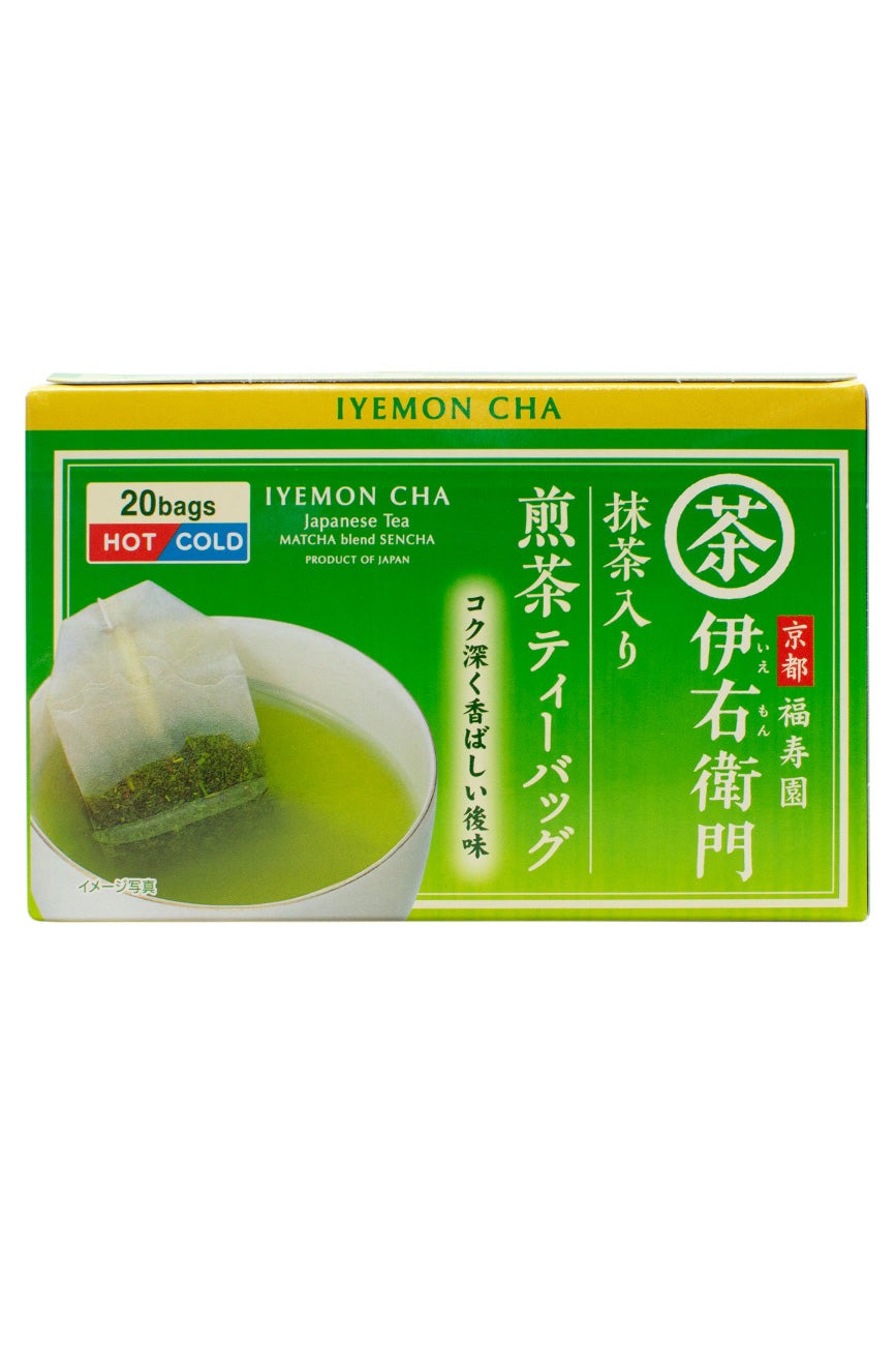 Ujinotsuyu Iemon Sencha with Matcha Tea Bag (2gx20pcs) - Ichiba