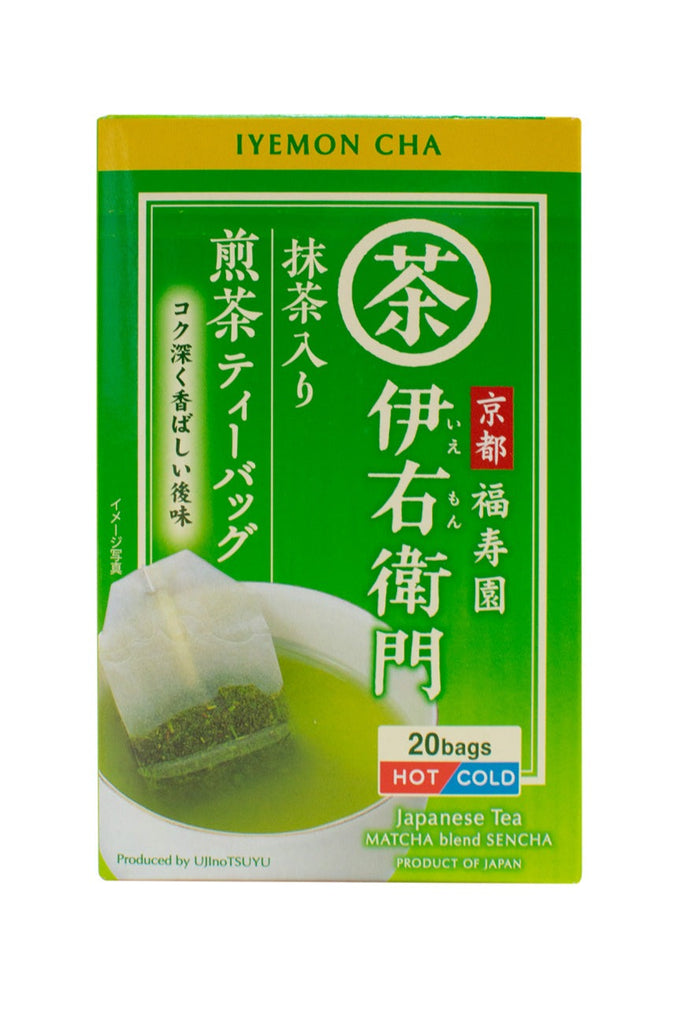 Ujinotsuyu Iemon Sencha with Matcha Tea Bag (2gx20pcs) - Ichiba
