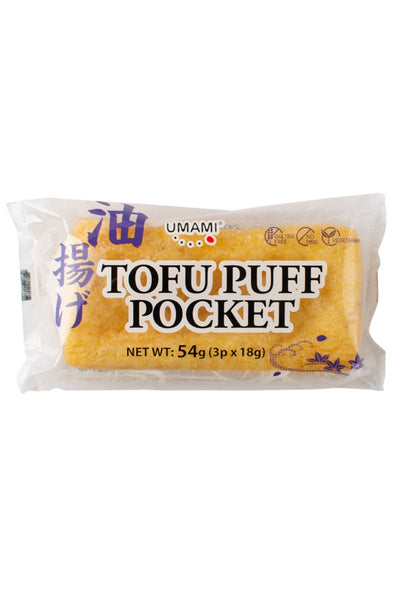 Umami Tofu Puff Pocket Aburaage 3pcs x 20g