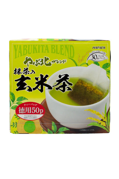 Yabukita Genmaicha with Green Tea Powder Tea Bags 50bags