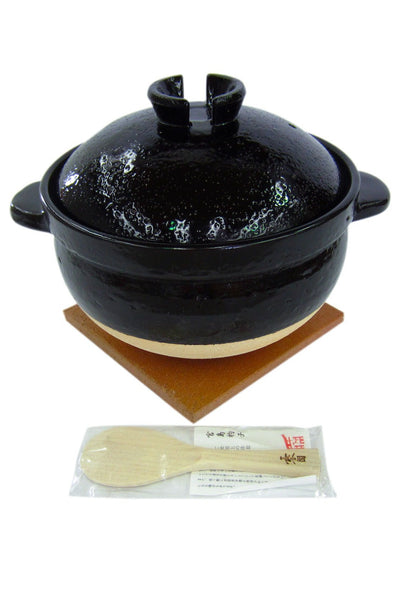 Kamadosan 3 cups (Japanese Porcelain Rice Cooking Pot) | PU ONLY