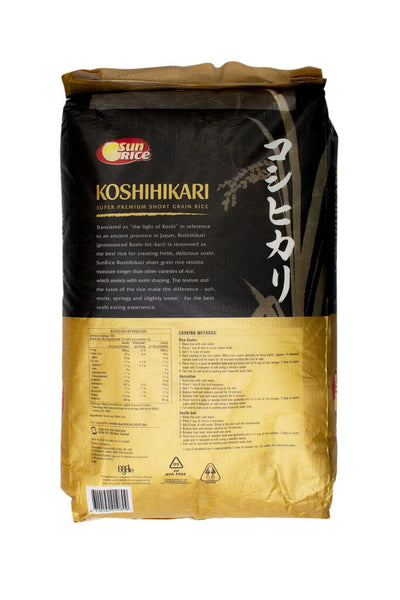 *Sun Rice KOSHIHIKARI Rice 20kg* | PU ONLY